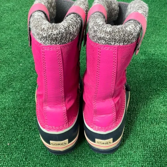 Sorel Pink Waterproof Boots Sz 4