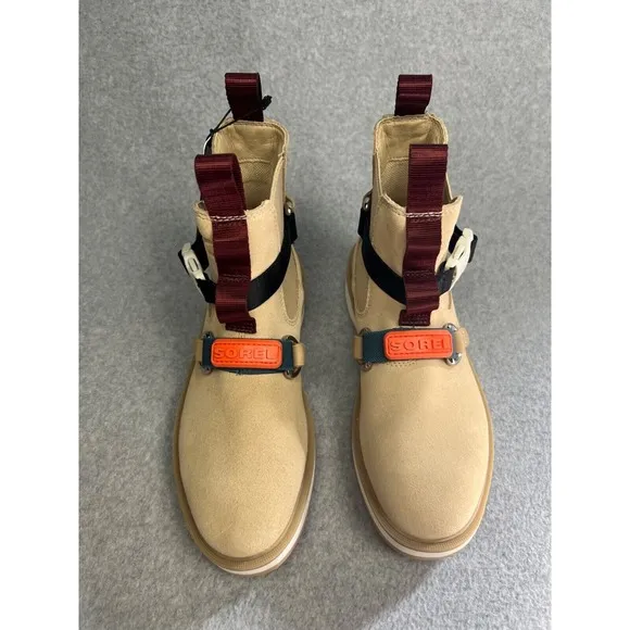 Sorel Pull On Chelsea Boots Womens 8 Suede Waterproof Sporty Winter Grunge