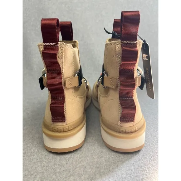 Sorel Pull On Chelsea Boots Womens 8 Suede Waterproof Sporty Winter Grunge