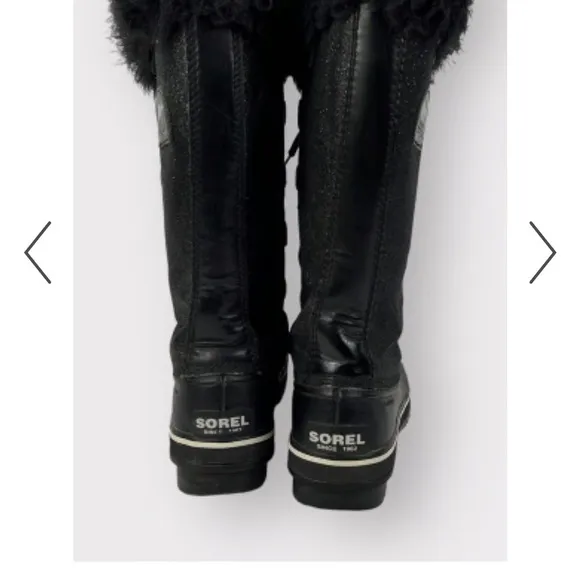 Sorel Womens Boots Size 6.5 Tofino Tall Snow Waterproof Faux Fur