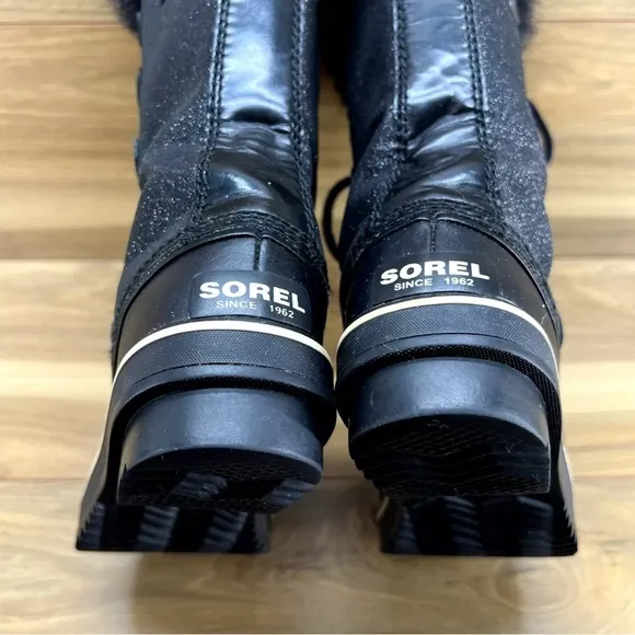 Sorel Womens Boots Size 6.5 Tofino Tall Snow Waterproof Faux Fur