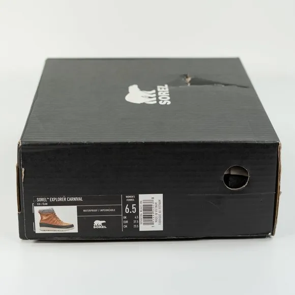 Sorel Women's Explorer Carnival 'Elk' NL3421-286 Waterproof Winter Boots
