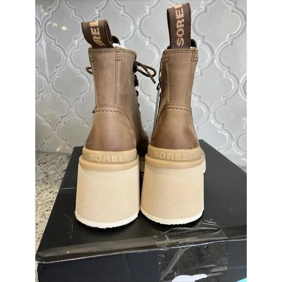 Sorel Women's Hi-Line Heel Lace Waterproof Boots Umber Ceramic, US 5.5