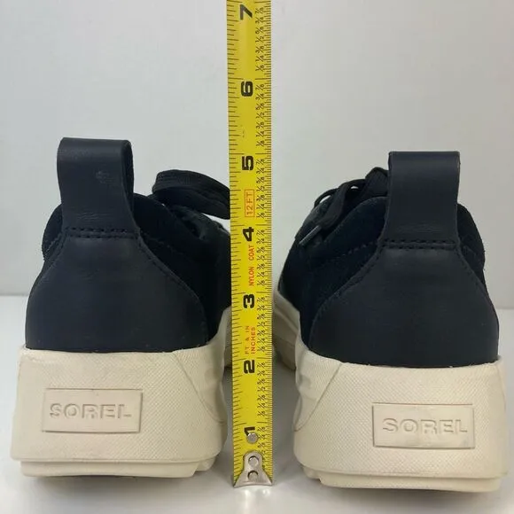 Sorel Women's Ona 503 Everyday Low Top Platform Sneakers Chunky Black Chalk 11