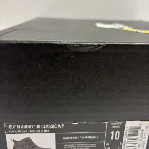 Sorel Women’s Out N About III Classic Waterproof Boots Black, Size 10 M