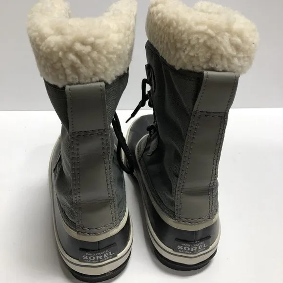 Sorel Women's Winter Carnival, Gray Waterproof Boots, Size 7 M