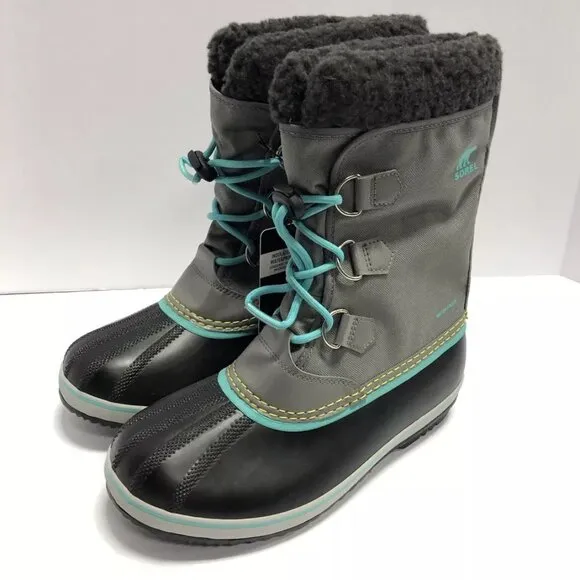 Sorel Yoot Pac Nylon Waterproof Winter Boots, Girls’ Size 7 M