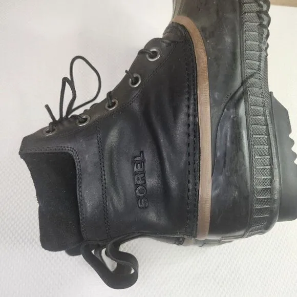 Sorel Men's Size 11 Cheyanne Waterproof Black Duck Waterproof Boots NM1704