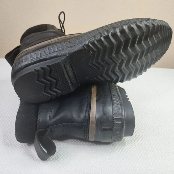 Sorel Men's Size 11 Cheyanne Waterproof Black Duck Waterproof Boots NM1704