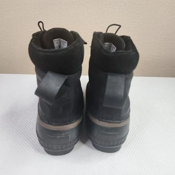 Sorel Men's Size 11 Cheyanne Waterproof Black Duck Waterproof Boots NM1704