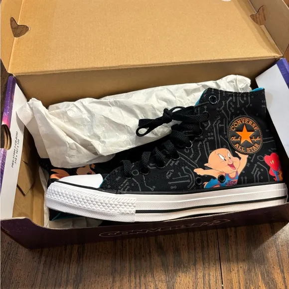 Space Jam Chuck Taylor All Star High Tune Squad men’s 6.5/womens 8.5