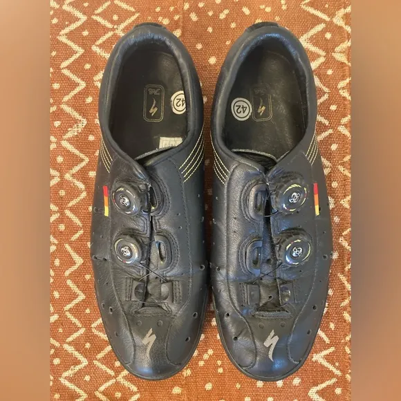 Specialized Boa Stumpy II Black Leather Cycling Style Shoes 42/9