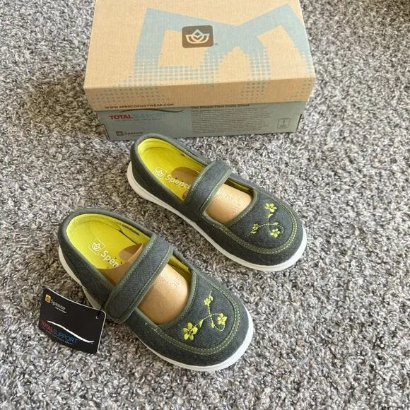Spenco Women's Forest Green Heidi Mary Jane Shoes US 7 Total Support Comfort New