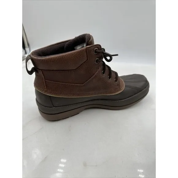 Sperry Men’s Cold Bay Chukka Duck Waterproof Boots Brown Coffee Sz 7.5