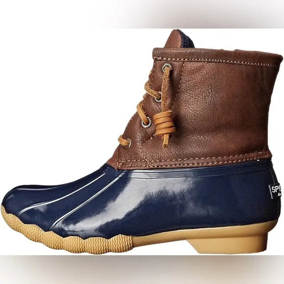 Sperry Saltwater Boots Big Kids Waterproof Duck Boots Size 6M