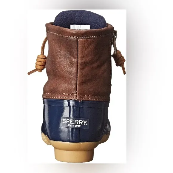 Sperry Saltwater Boots Big Kids Waterproof Duck Boots Size 6M