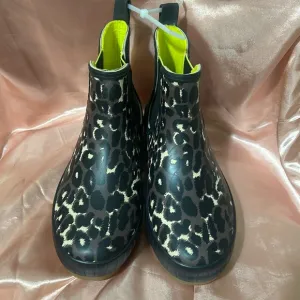 Sperry Torrent Leopard Chelsea Waterproof Rain Boot