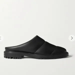 Staud NEW Astro quilted vegan leather mules Black Shoes Slides New 36 6 New NIB