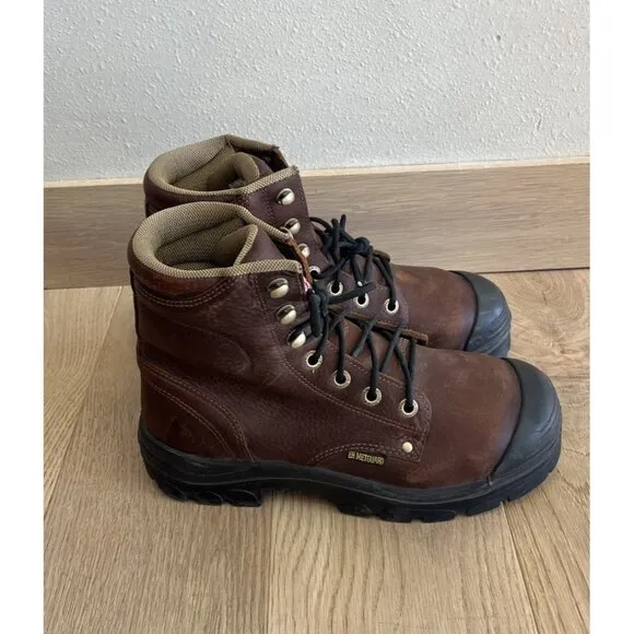 Steel Blue Argyle 6-inch Met Guard Steel Toe Men's EH Work Boots US 8 EUR 41