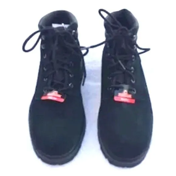 Steel Toe Boots . Size: 9 . Slip Resistant . Breathable Knit . Comfort Insole
