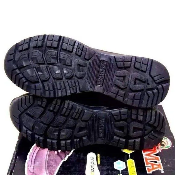 Steel Toe Boots . Size: 9 . Slip Resistant . Breathable Knit . Comfort Insole