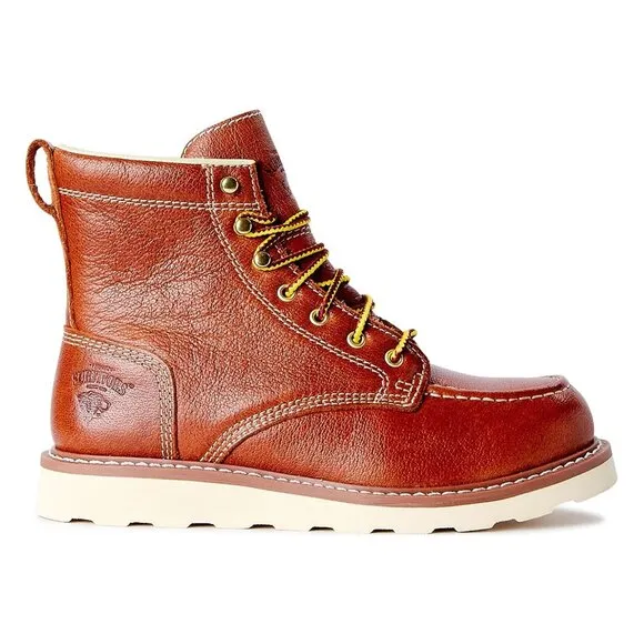Steel Toe Work Boots Oil Resistant Men's Leather 6&quot; Herman Survivors Oakridge