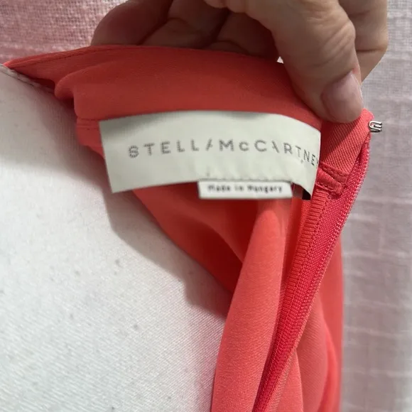 Stella McCartney dress size 42 coral with pockets