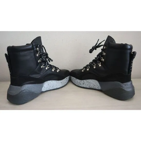 Stella McCartney Z1344 Women's Sz 39 US 9 Black Eclypse High-Top Sneakers