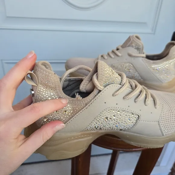 Steve Madden Ganzo Blush Chunky Fashion Sneakers