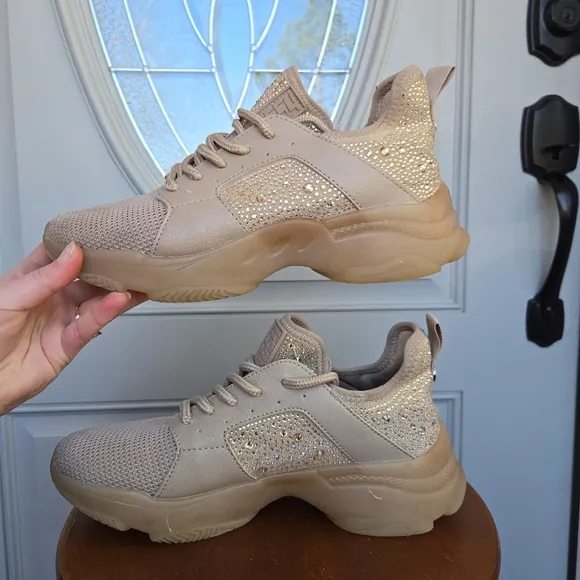 Steve Madden Ganzo Blush Chunky Fashion Sneakers