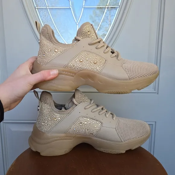 Steve Madden Ganzo Blush Chunky Fashion Sneakers