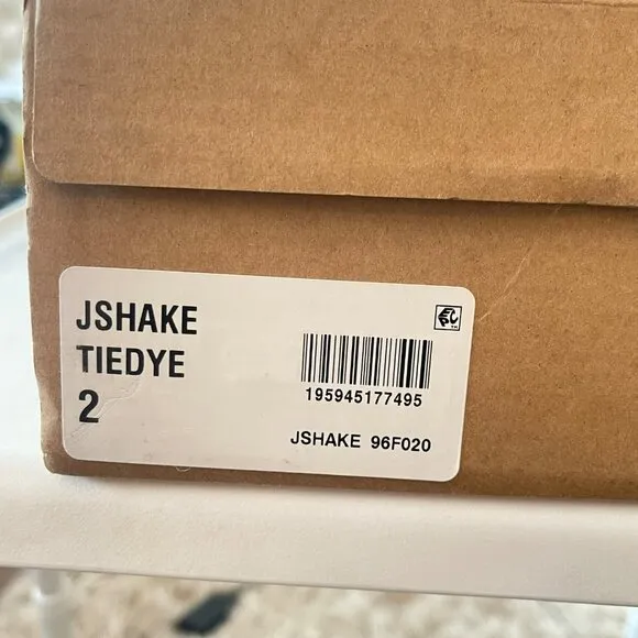 Steve Madden Girls Rhinestone JShake Tie-Dye High-Top Sneakers Size 2 NEW