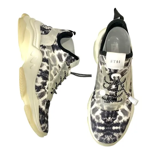 STEVE MADDEN Myles Chunky Knit Tie Dye Sneakers Sz 10