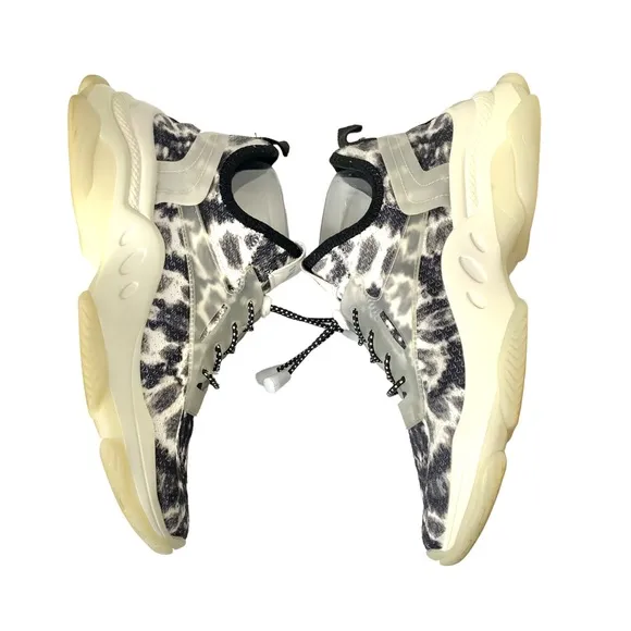 STEVE MADDEN Myles Chunky Knit Tie Dye Sneakers Sz 10