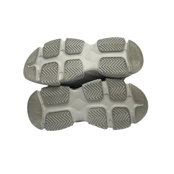 Steve Madden Possession Sneakers Women's 9 M Gray Athletic Chunky Platform Y2K