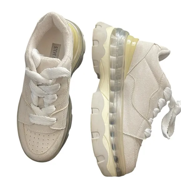 Steve Maddens EVOLVED Y2K Chunky sneakers suede grandpa core women’s size 8