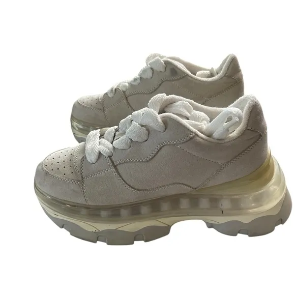 Steve Maddens EVOLVED Y2K Chunky sneakers suede grandpa core women’s size 8