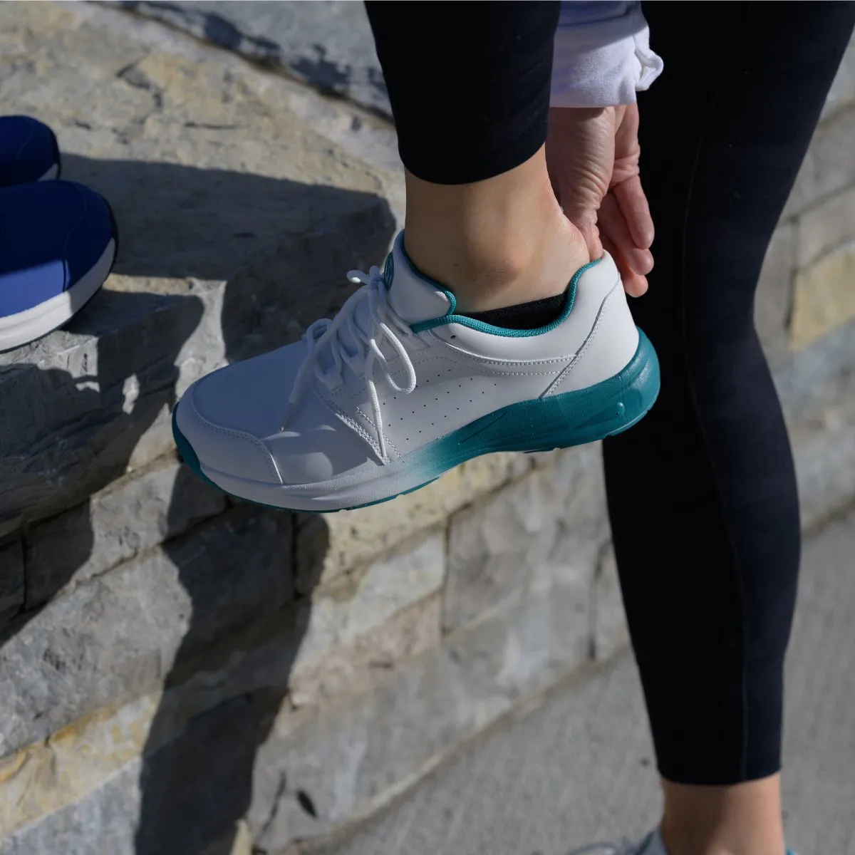 Stride Cushion Shoes - Turquoise