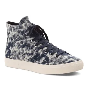 Sun   Stone Men's Mesa Tie Dye  Print Lace-Up High Top Sneakers