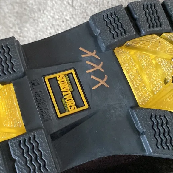 Survivors Steel Toe Boots SIZE 7