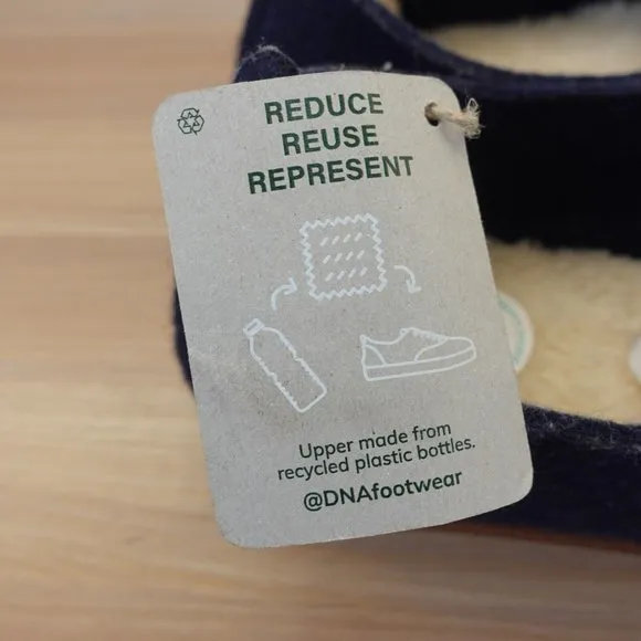 Sustainable Shoes Adult 42 Organic Cotton Slip On Loafer Fleece  M 9 W 12‎ DNA