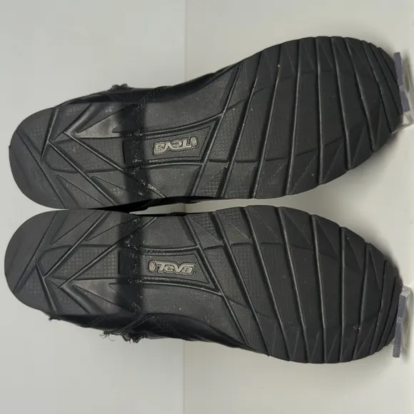 Teva De La Diva leather moto biker boots womans size 8.5. EU 39.5