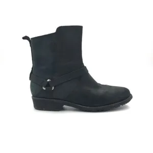 Teva De La Vina Dos Black Leather Waterproof Boots Size 8.5