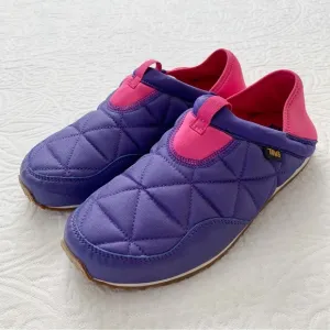 Teva Kids' Ember Moc Slip On Slipper Shoes, Ultraviolet
