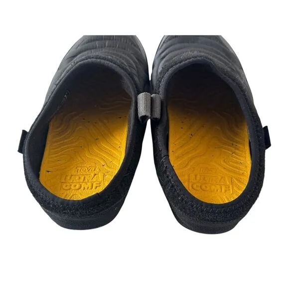TEVA Re-EMBER Terrain Quilted Slip-on Shoes ULTRA-COMF insole Black Size 6/8