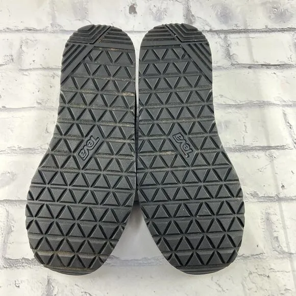Teva Reember Vistaverse Women's Size 9.5 Black Moccasin Slip On Comfort Shoes