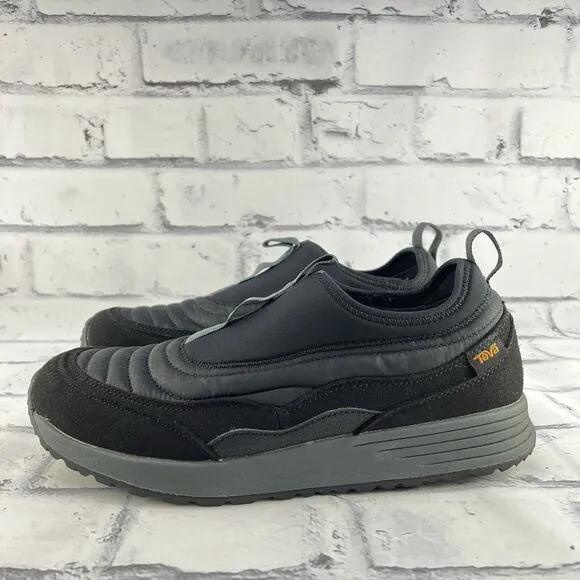 Teva Reember Vistaverse Women's Size 9.5 Black Moccasin Slip On Comfort Shoes