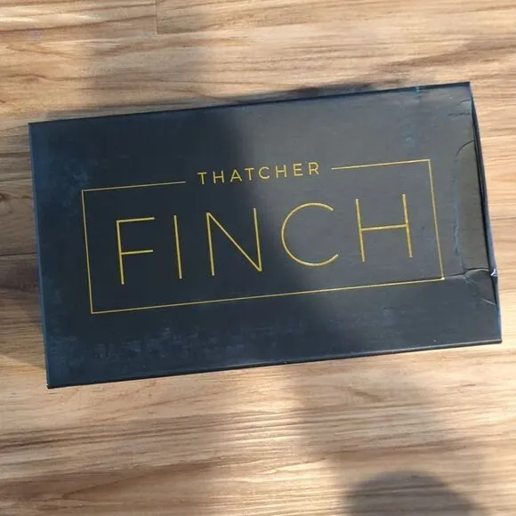Thatcher Finch Men's Blue Colored Marbled Luxury Dress Shoes Size 10‎