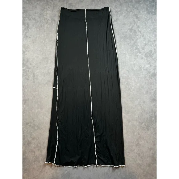 The Line by K Vana Skirt Black and Ivory Women’s size Small Revolve