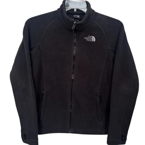 The North Face Fleece Jacket Light Medium Mid Weight All Season Black Size Small